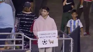 Inter Miami Fan Got Disappointed At Messi & Threw Away His Banner