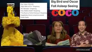 Big Bird and Oscar Fall Asleep Seeing Coco 2017 DVD Main Menu