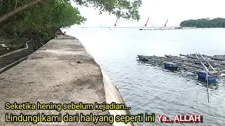 PULAU ONRUST..!! Lagi asik mancing tiba-tiba badai‼️malas MANCING BAGAN ke sini aja aman dari badai
