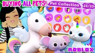 I Bought ALL the NEW PETS 🦄 Overlook Bay Roblox