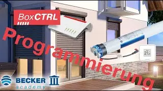 BoxCTRL Rollladenantrieb Typ D01 - Programmierung der Endlagen mit einem 1-fach Taster
