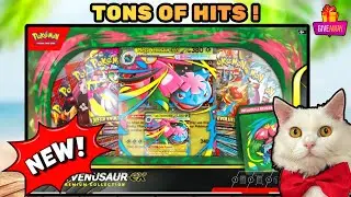 The NEW Venusaur Collection Box Has INSANE Pulls! + Giveaway Announcement!