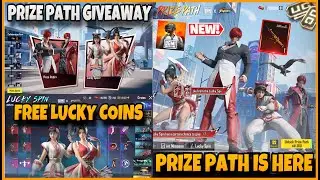 🔥BGMI PRIZE PATH IS HERE | KING OF FIGHTERS CRATE OPENING l FREE LUCKY COINS