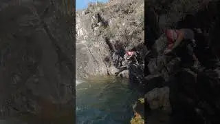 Wild! Breathtaking beauty on an epic canyoning adventure at Kinloch Hourn #shorts #travel