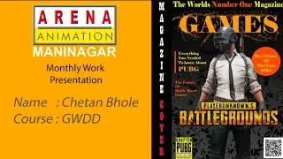 Monthly Work Presentation- Magazine Cover