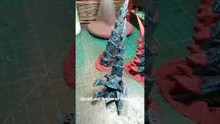 WIP Tyranid 3D-printed terrain pt5