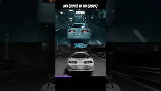 Need For Speed vs Tokyo Xtreme Racer Supra Comparison #shorts #needforspeed #tokyoxtremeracer #supra