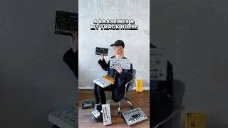 These four sound insane: Roland TB-303, Acidlab Bassline 3, Erica Synths and MAM MB33 #acidtechno