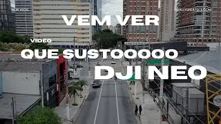 Erro de piloto: drone DJI NEO quase atinge rede elétrica. #drone #saopaulohoje 