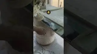 How To Polish Granite #howtopolish #blackgalaxy #kitchencountertops #construction #stairs #shorts