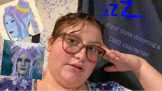 Vlogmas 2025 Day 2: Drawing my first DND character