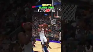 ADVANCED DUNK TUTORIAL: HOW TO DO FLASHY DUNKS ON NBA 2K24! #nba2k #2k #2k24