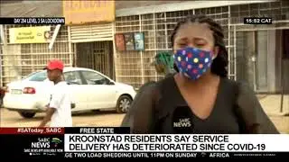 Some residents in Kroonstad claim service delivery has collapsed
