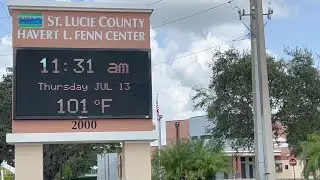 St. Lucie County residents seek relief from heat at Havert L. Fenn Center