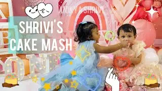Shrivi's Cake Mash #cakemash #birthday #birthdaygirl #anikyashrivi 