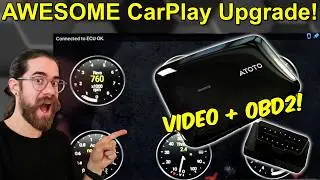 Watch YouTube & Netflix in Your Car! ATOTO CB4 Wireless CarPlay Adapter + Live OBD2 Scan