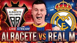 Albacete vs Real Madrid | DEBIUT NOWEGO TRENERA REALU | OGLĄDAMY (bez widoku meczu)!