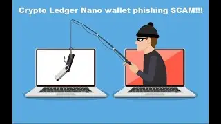 Nano ledger wallet phishing scam!! protect your crypto!! 25-10-2020 WARNING!!