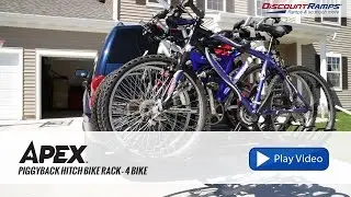 Apex Piggyback Hitch Bike Rack - 4 Bike