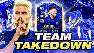 ПОТРЯСАЮЩИЙ ВЫБОР КУМИРА! 97 КОМАНДА TOTY JORGINHO TEAM TAKEDOWN против @CapgunTom #FIFA22 ULTIMATE TEAM