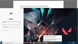 Fix Valorant error code 31 on Windows 10