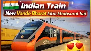 India Train New Vande Bharat Kitni Khubsurat hai 🤗#train #viral #viralvideos #shorts 