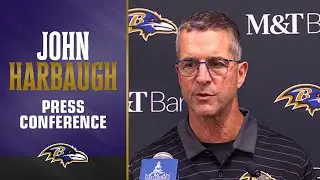 John Harbaugh On Preseason Finale, Roster Decisions | Baltimore Ravens
