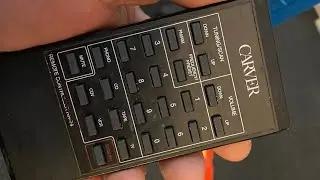 Carver RH 74 Remote for Carver CT 3, 6 and CM 1090 - CLEANING