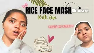 Viral Korean rice face mask ❤️✨||Vrindalakhwal||