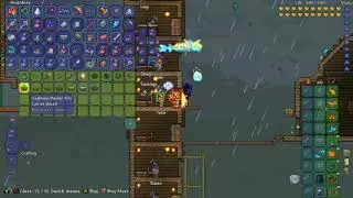 Making a tree house for my dryad in terrearia prt1