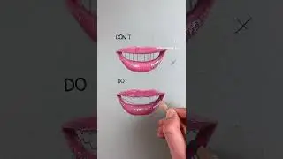how to make teeth #art #drawing #artist