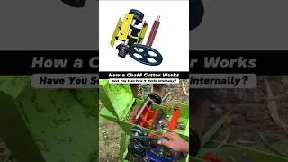 Chaff Cutter Mechanism Explained with 3D Animation #engineering #howitworks #engineeringdesign
