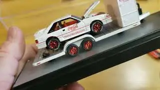 Opening of M2 Machines Coca-Cola Hauler 1969 Ford F-100 & 1990 Ford Mustang GT CHASE 1/750