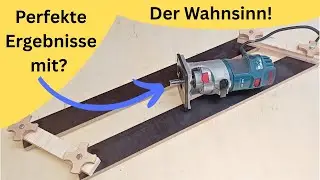 Endlich variable Nutbreiten! Die ultimative DIY-Fr&auml;s-Schablone MIT Anlaufring (einfach & pr&auml;zise)🤫