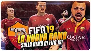 PRIMA PARTITA SU FIFA 19 : AS ROMA vs JUVENTUS !!! CR7 MUTOOO