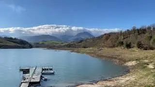Timelapse Lake of Cingoli | Lago di Cingoli| Baia di Popeye| Le Marche Tour | Marche Italy | 4k
