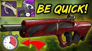 GET THIS PULSE RIFLE ASAP! (It could be gone soon)