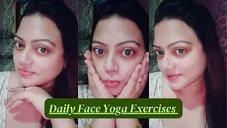 Daily Face Yoga Exercises 😍🫰🥰 | #faceyoga #exercise | Deevya Roy