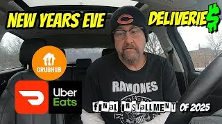 NEW YEARS EVE DELIVERIES WITH #DOORDASH AND #ubereats