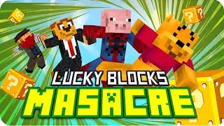 LUCKY BLOCKS: MASACRE! | Minecraft Lucky Blocks con Exo, Macundra y Sarinha
