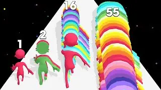 WRAP MAN RUNNER 3D - Геймплей ASMR (максимальный уровень)
