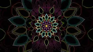 Neon burst of harmony and flow Intricate lines meet bold colors! #TrippyArt #MandalaVibes #GlowUp