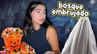 NUNCA HAGAS ESTE RETO A LAS 3:00 AM 👻 PROBANDO DULCES de HALLOWEEN RAROS en un BOSQUE EMBRUJADO! 🎃🍬