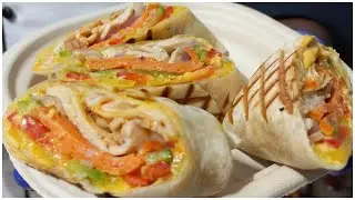Spicy Mexican Classic Pepperoni Wrap | Chicken Roll | Home Food Ideas