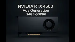 RTX 4500 Ada NVIDIA Generation 24 ГБ DDR6 7680 ядер CUDA Пропускная способность памяти 432 ГБ/с |...