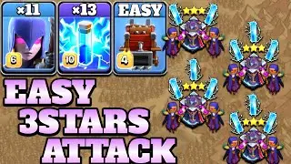 New Max Witch Attacks With Zap Spell Are Super Easy!! 11 Witch + 13 Zap - Th15 Attack Strategy 2022