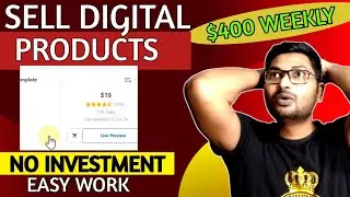 Digital Products Selling Business | No Investment | Easy Online Earning | Envato