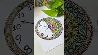 Mandala o'clock ⊹ ࣪ ˖⏰୭˚. ᵎᵎ 🌈 ⊹ ࣪ #art #shortsvideo #mandala #pastel #colors #drawing #satisfying