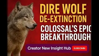 🐺 Dire Wolf De-Extinction! Colossal's Groundbreaking Scientific Breakthrough Revealed
