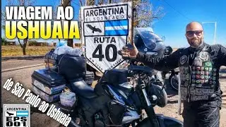 Ep_01 Viagem de Moto ao USHUAIA no Inverno ❄️ de São Paulo ao Ushuaia Pela Ruta 40 de Dafra NEXT 250